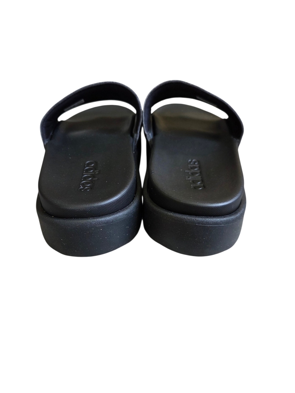 Adidas Adilette Platform Slides Black Slide Sandals 11 - Picture 6 of 8